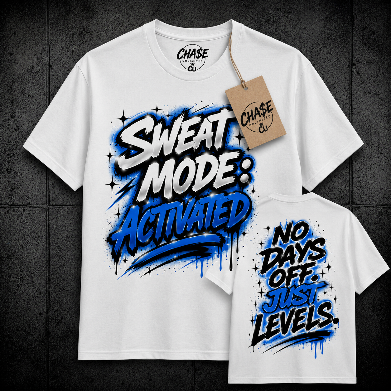 Sweat Mode Chase Unlimited gamer tee