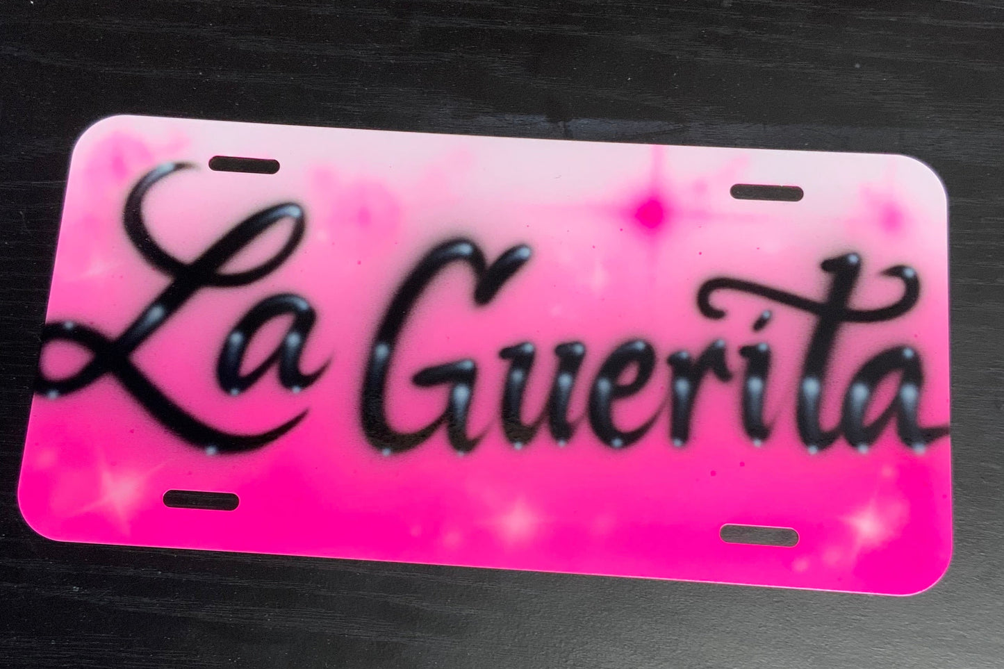 Airbrush Car Tags