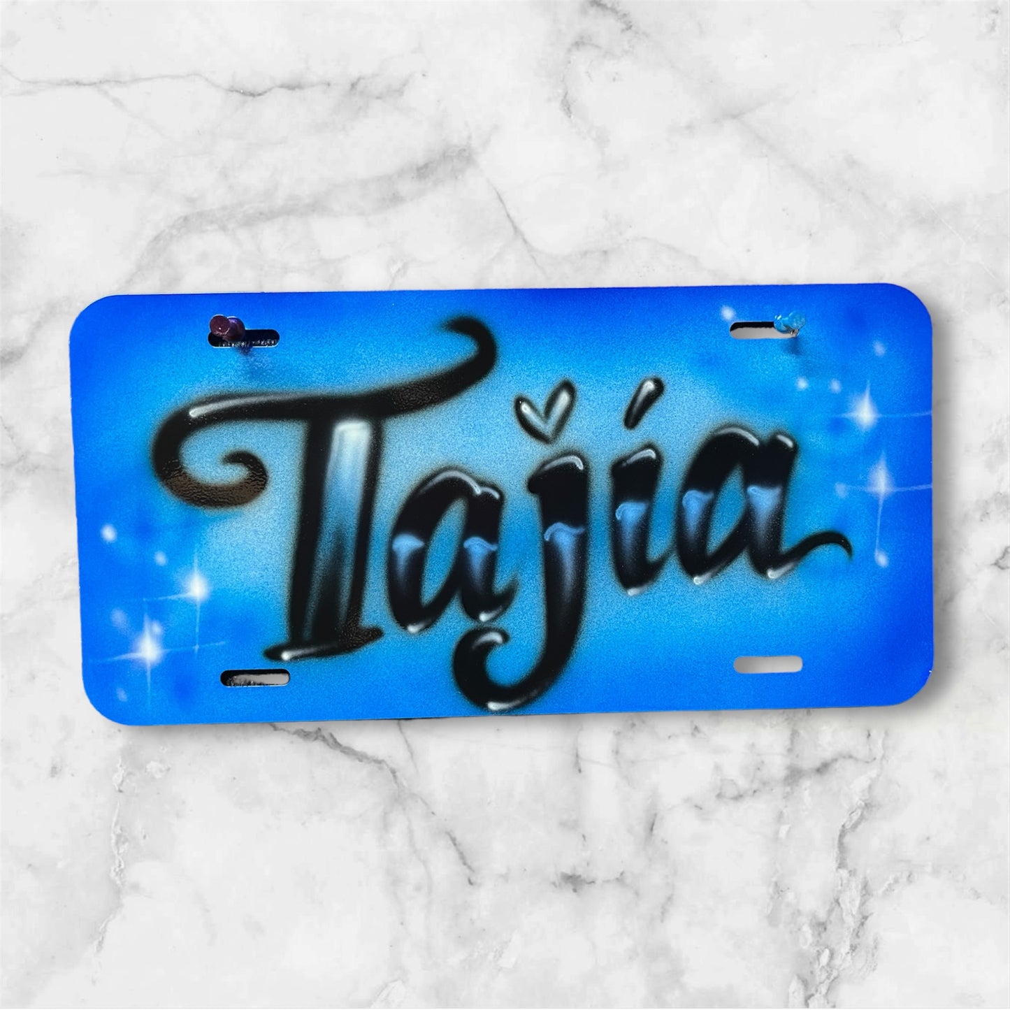 Airbrush Car Tags