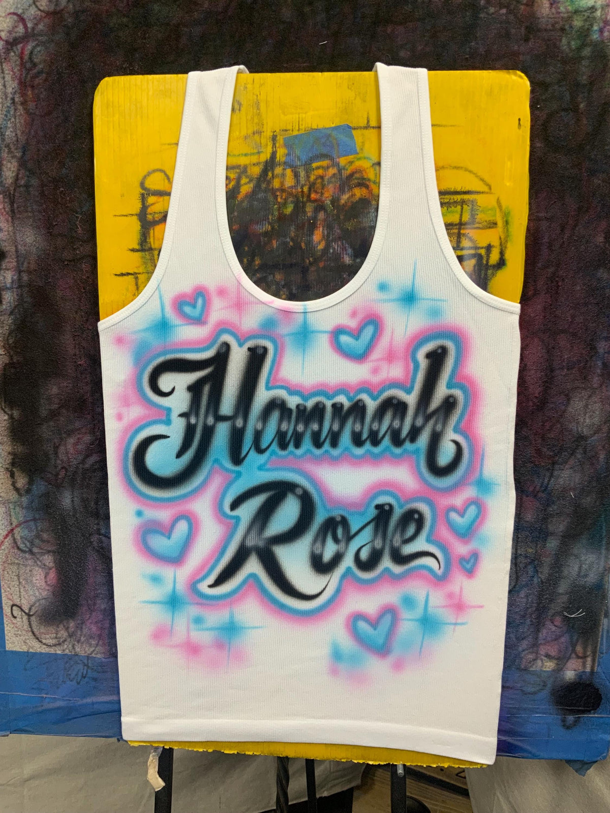Neon Name tank top Etsy gallery photo 4
