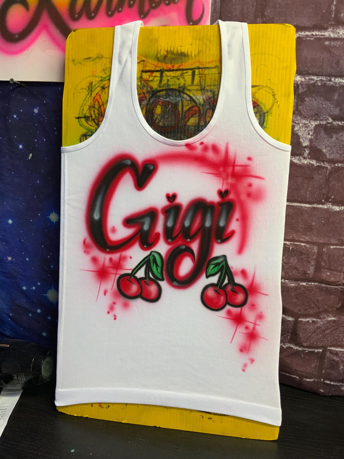 Neon Name tank top Etsy gallery photo 6